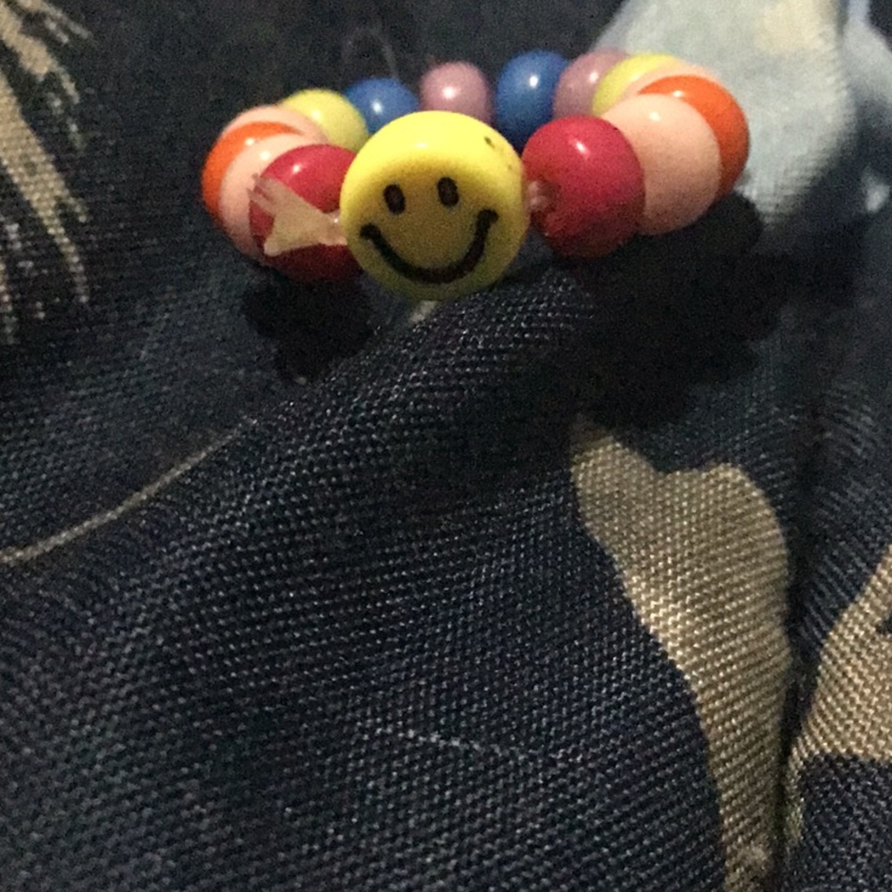 Cute smiley face ring
